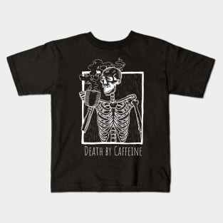 Death by Caffeine Kids T-Shirt